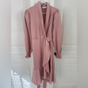 Topshop Pink Satin Robe